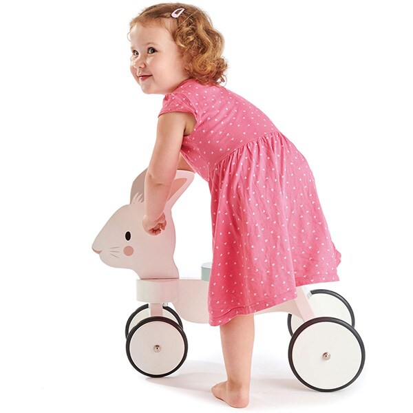 Tricicleta fara pedale TENDER LEAF TL8591, 18 luni+, alb-bleu