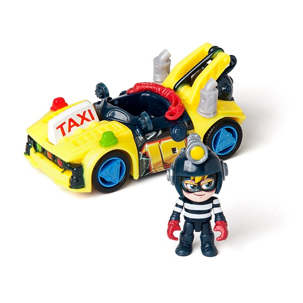Set masinuta T-RACERS Turbo Crane TR9002O, 4 ani+, multicolor 
