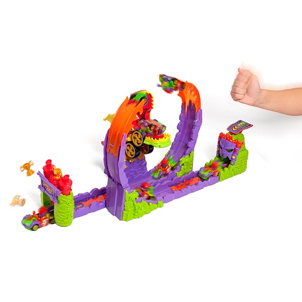 Set masinuta T-RACERS Cursa dragonului TR9004O, 4 ani+, multicolor