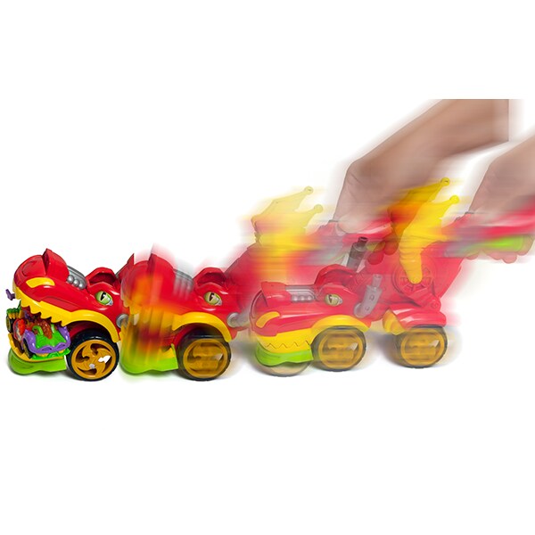 Set masinuta T-RACERS Cursa dragonului TR9004O, 4 ani+, multicolor