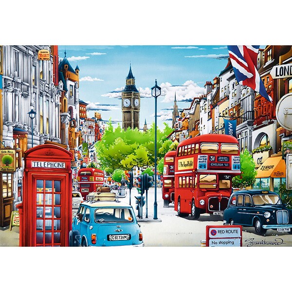 Puzzle TREFL Strada in Londra 10557, 12 ani+, 1000 piese