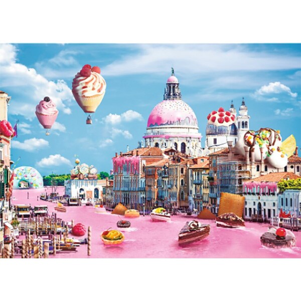 Puzzle TREFL Prajiturele la Venetia 10598, 12 ani+, 1000 piese