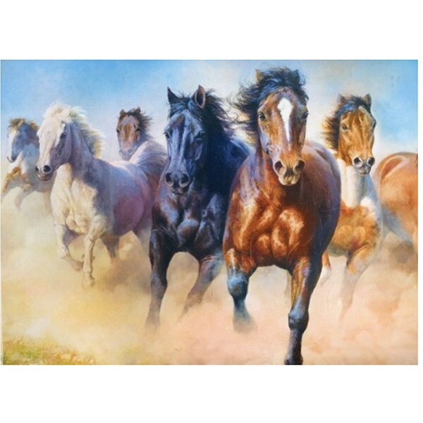 Puzzle TREFL Herghelie de cai galopand 27098, 12 ani+, 2000 piese 