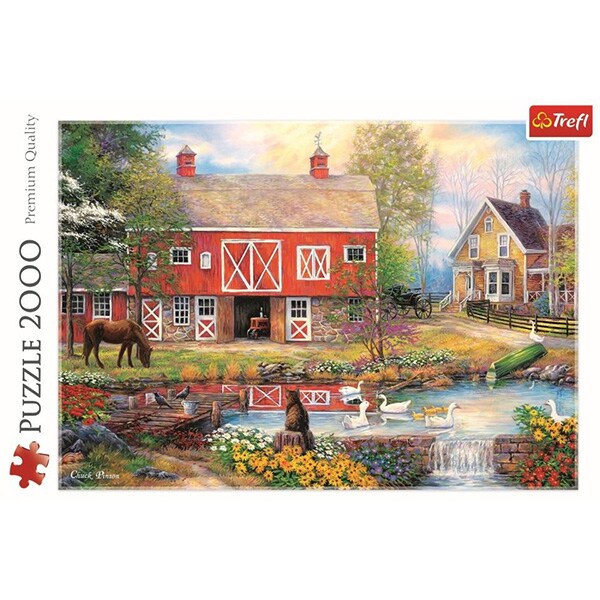 Puzzle TREFL Viata la tara 27106, 12 ani+, 2000 piese 