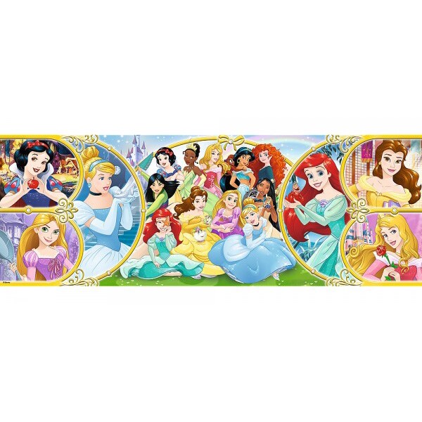 Puzzle TREFL Panorama Printesele Disney 29514, 7 ani+, 500 piese 