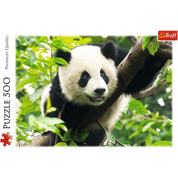 Puzzle TREFL Panda urias 37142, 10 ani+, 500 piese 