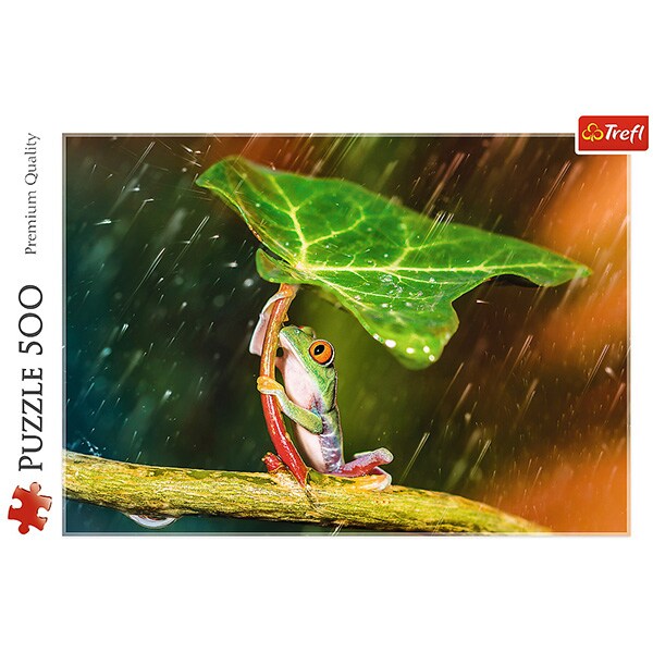 Puzzle TREFL Umbrela verde 37288, 10 ani+, 500 piese 