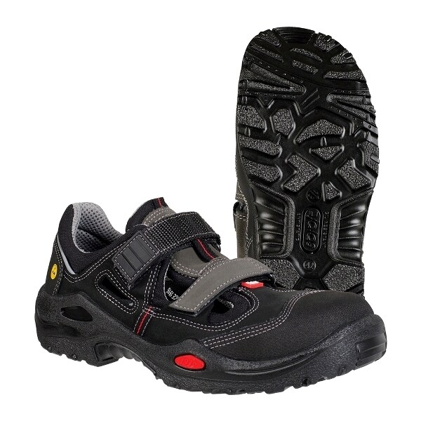 Sandale de protectie JALAS 1605 S1P SRC, bombeu aluminiu, PU, marime 36, negru