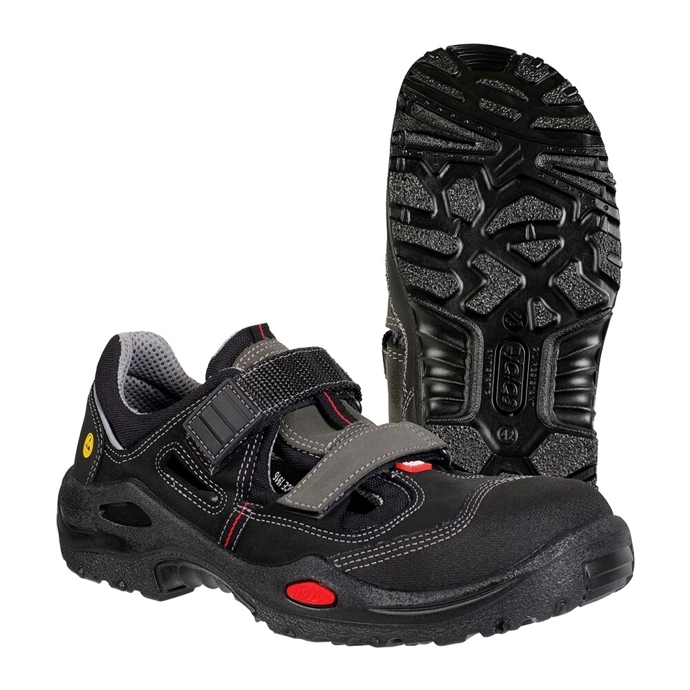 Sandale de protectie JALAS 1605 S1P SRC, bombeu aluminiu, PU, marime 44, negru