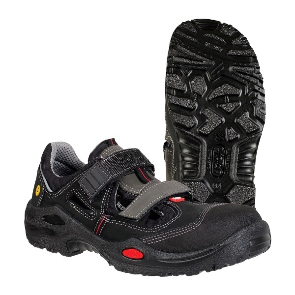 Sandale de protectie JALAS 1605 S1P SRC, bombeu aluminiu, PU, marime 47, negru