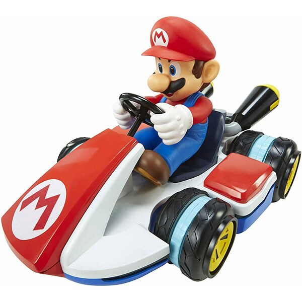 Masinuta cu telecomanda JAKKS PACIFIC MarioKart - Mini Anti-Gravity Racer 02497-PKC1-4L, 3 ani+, rosu-albastru