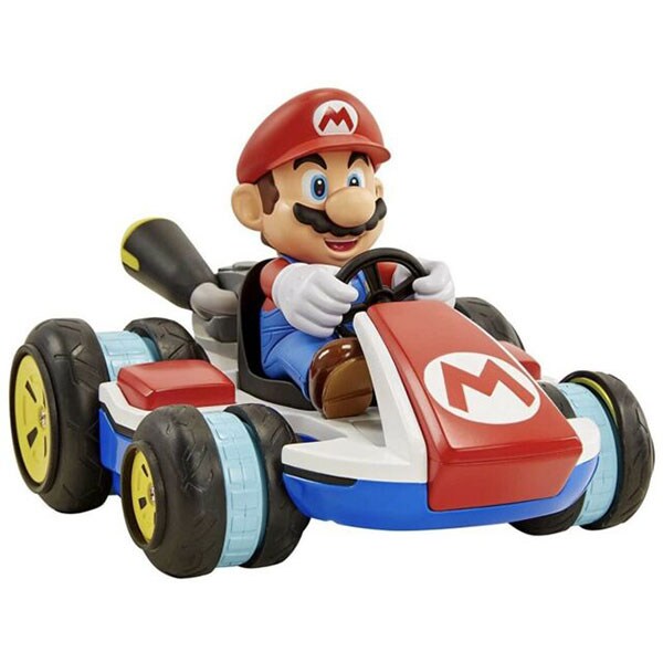 Masinuta cu telecomanda JAKKS PACIFIC MarioKart - Mini Anti-Gravity Racer 02497-PKC1-4L, 3 ani+, rosu-albastru