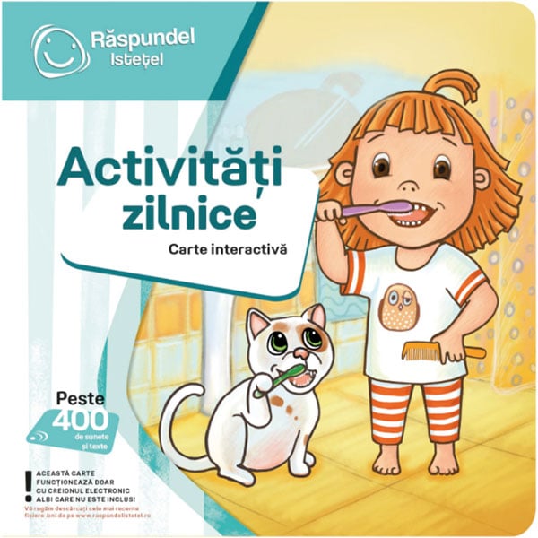Carte interactiva RASPUNDEL ISTETEL Rutina zilnica 14864, 2 ani+, multicolor