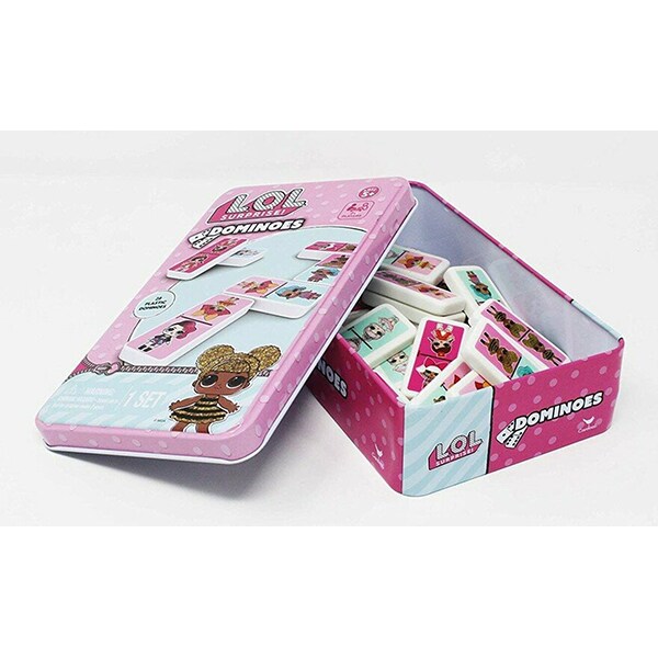 Joc de societate LOL Surprise Domino 6052514, 5 ani+, 2 - 4 jucatori