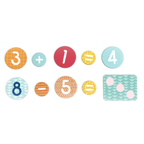Joc educativ magnetic AS Numerele 1029-64034, 3 ani+, 57 piese