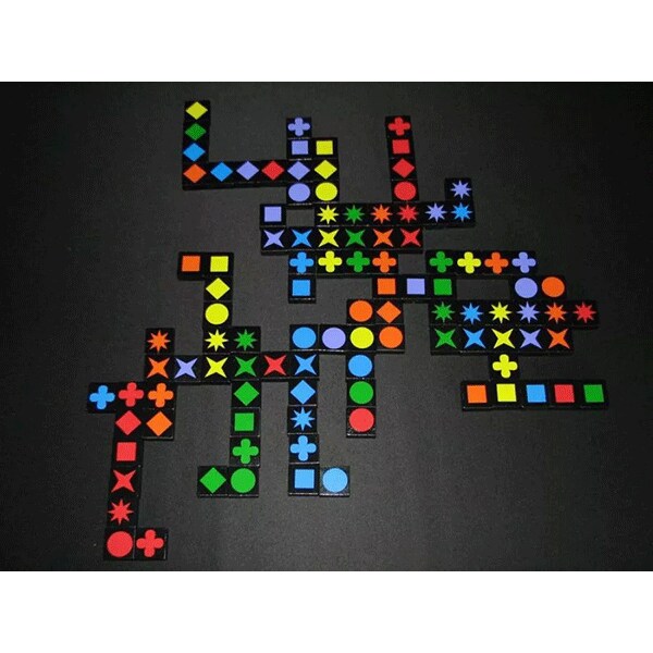 Joc de societate OXYGAME Qwirkle in cutie metalica BG-25669_3, 6 ani+, 2-4 jucatori