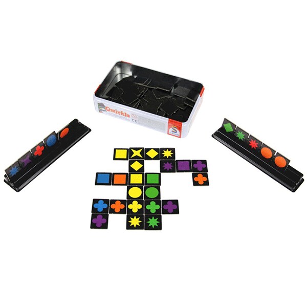 Joc de societate OXYGAME Qwirkle in cutie metalica BG-25669_3, 6 ani+, 2-4 jucatori