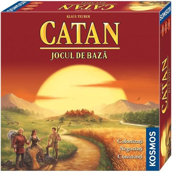 Joc de societate CATAN Joc de baza CAT34, 10 ani+, 3-4 jucatori