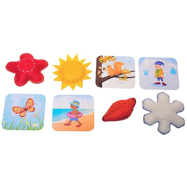 Joc interactiv CHALK AND CHUCKLES Descopera anotimpurile CCPPL028, 3 - 6 ani, multicolor 