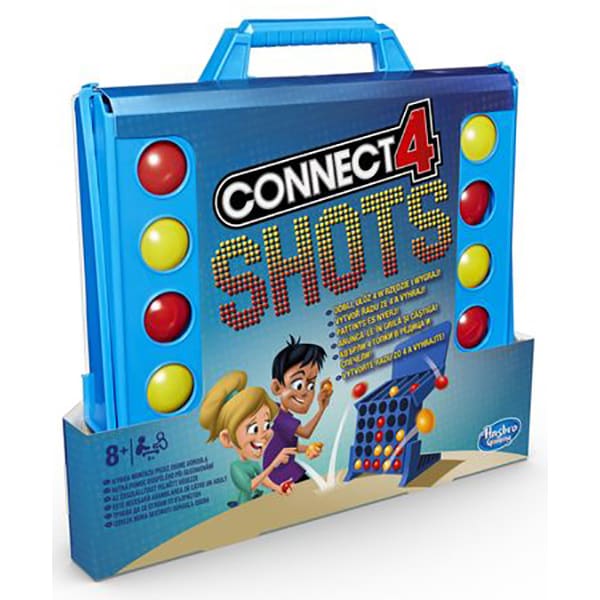 Joc de societate HASBRO Games Connect 4 Shots E3578, 8 ani+, 2 - 8 jucatori