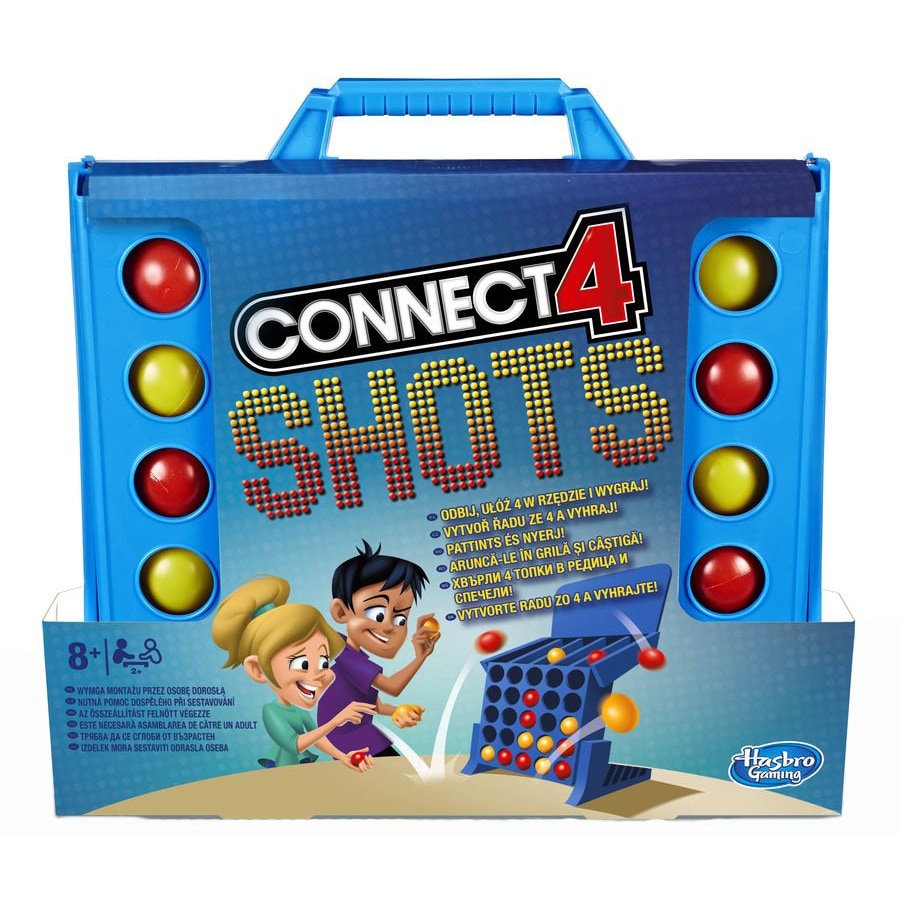 Joc de societate HASBRO Games Connect 4 Shots E3578, 8 ani+, 2 - 8 jucatori