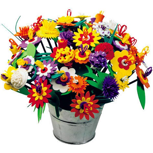 Set creativ EDU CLASS Buchetul de flori EDU001, 5 ani+, multicolor 