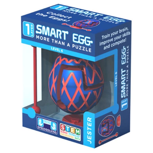 Joc educativ SMART EGG Bufonul EGG2183, 6 ani+, albastru-rosu