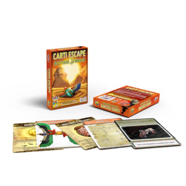 Joc de societate DV GIOCHI Escape - Blestemul Sfinxului editia II ESC2763, 12 ani+, 1-6 jucatori