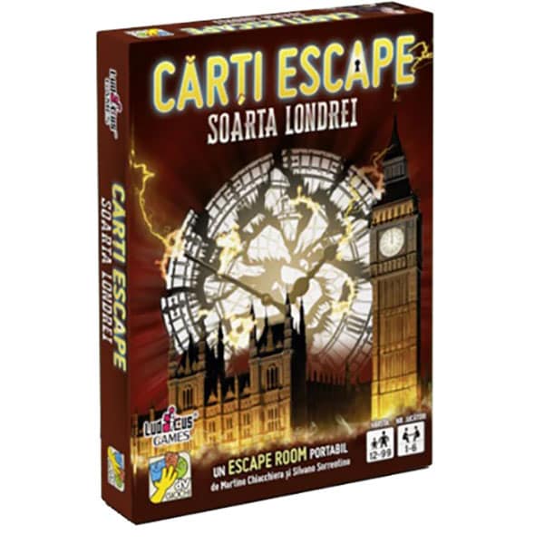 Joc de societate DV GIOCHI Escape - Soarta Londrei editia II ESC2886, 12 ani+, 1-6 jucatori
