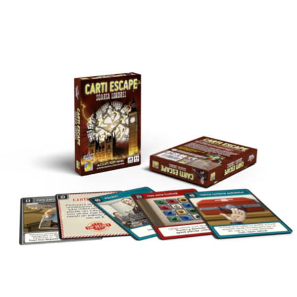 Joc de societate DV GIOCHI Escape - Soarta Londrei editia II ESC2886, 12 ani+, 1-6 jucatori