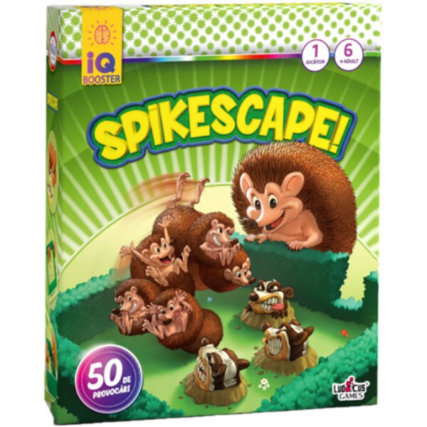 Joc de societate IQ BOOSTER Spike Scape IQ2510, 6 ani+, 1 persoana