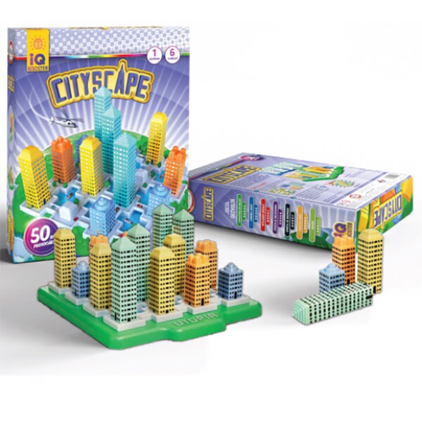 Joc de societate IQ BOOSTER Cityscape IQ2527, 6 ani+, 1 persoana