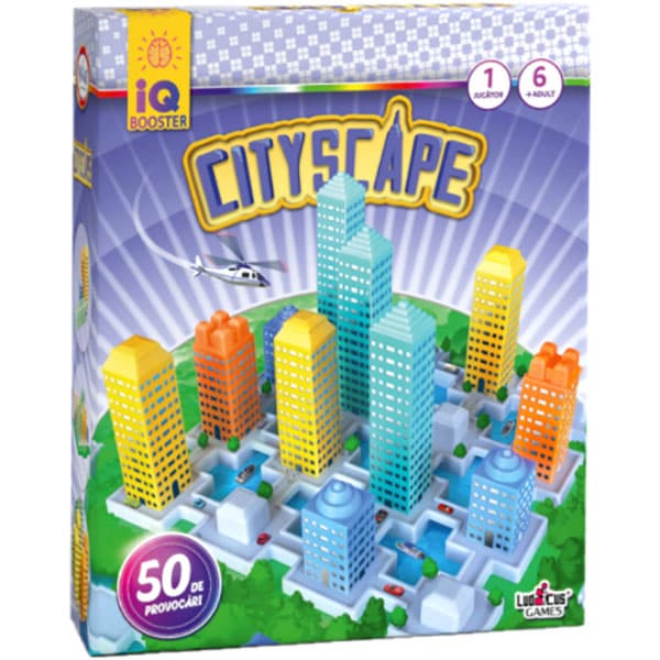 Joc de societate IQ BOOSTER Cityscape IQ2527, 6 ani+, 1 persoana