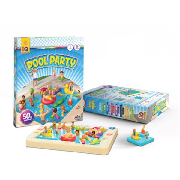 Joc de societate IQ BOOSTER Pool Party IQ2534, 6 ani+, 1 persoana