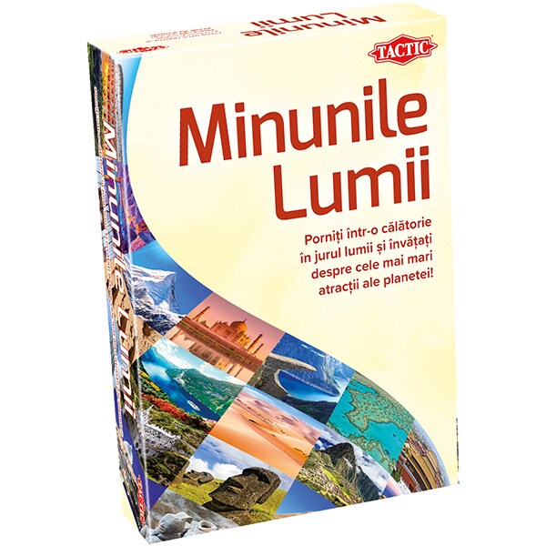 Joc de societate TACTIC Minunile lumii 58116, 8 ani+, 2-6 jucatori