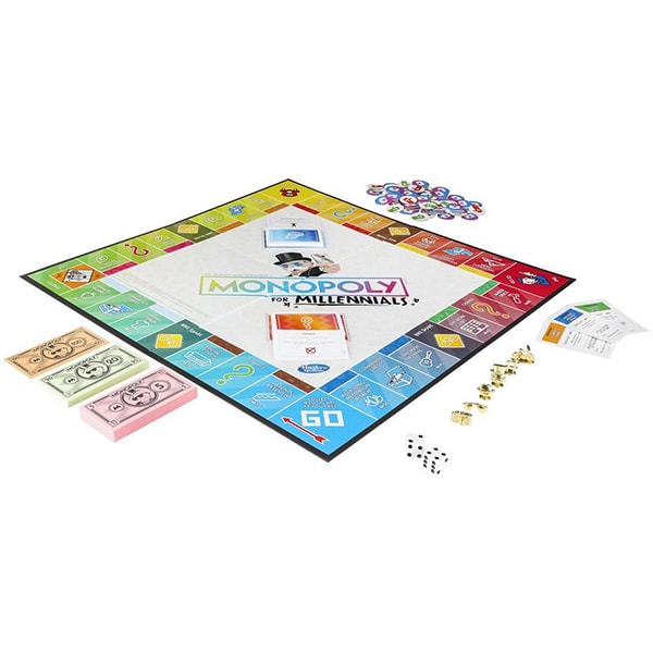 Joc de societate MONOPOLY Millennials E4989, 8 ani+, 2-4 jucatori