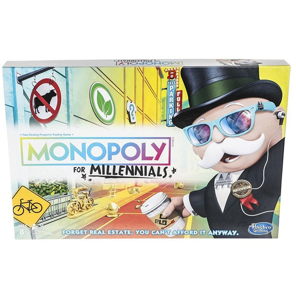 Joc de societate MONOPOLY Millennials E4989, 8 ani+, 2-4 jucatori