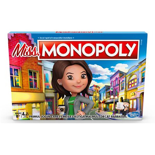 Joc de societate MONOPOLY Miss E8424, 8 ani+, 2-4 jucatori