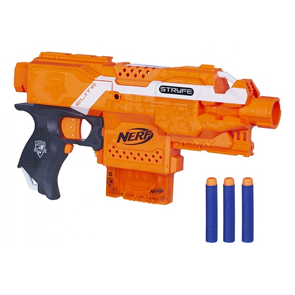 Blaster NERF Elite Stryfe A0200, 8 ani+, portocaliu-negru