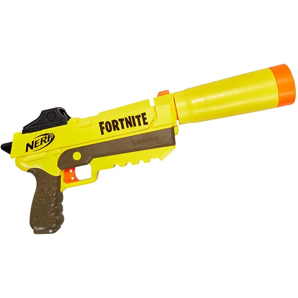 Blaster NERF Fortnite - Sneaky Springer SP-L E6717, 8 ani+, galben-maro