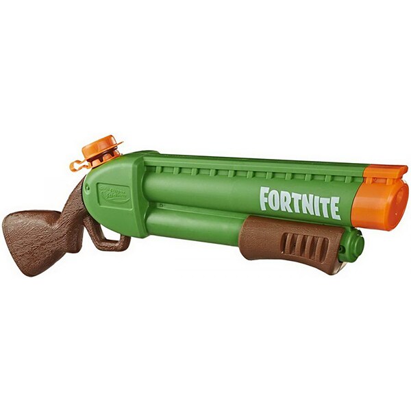 Blaster cu apa NERF Fortnite Super Soaker SG E7647, 8 ani+, verde-maro