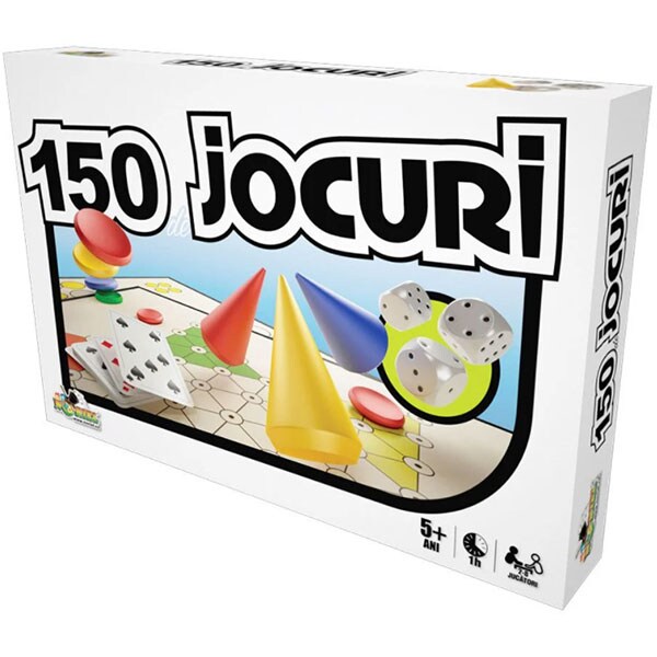 Joc de societate NORIEL 150 de jocuri intr-unul singur NOR 1414, 5 ani+, 2-8 jucatori