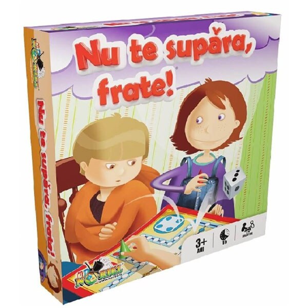 Joc de societate NORIEL Nu te supara, frate! NOR1979, 3 ani+, 2-4 jucatori
