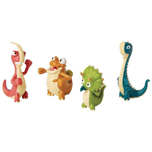 Set 4 figurine GIGANTOSAURUS Dino friends 98617-4L, 3 ani+, multicolor