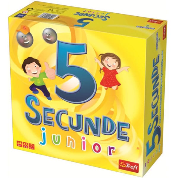 Joc de societate TREFL 5 Secunde Junior 1646, 6 ani+, 3-6 jucatori