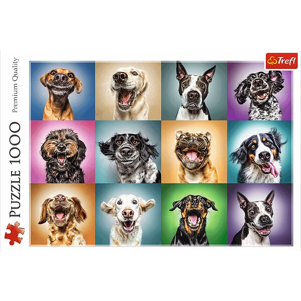Puzzle TREFL Portret catelusi simpatici 10462, 12 ani+, 1000 piese