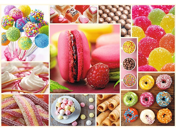 Puzzle TREFL Candyland 10469, 12 ani+, 1000 piese