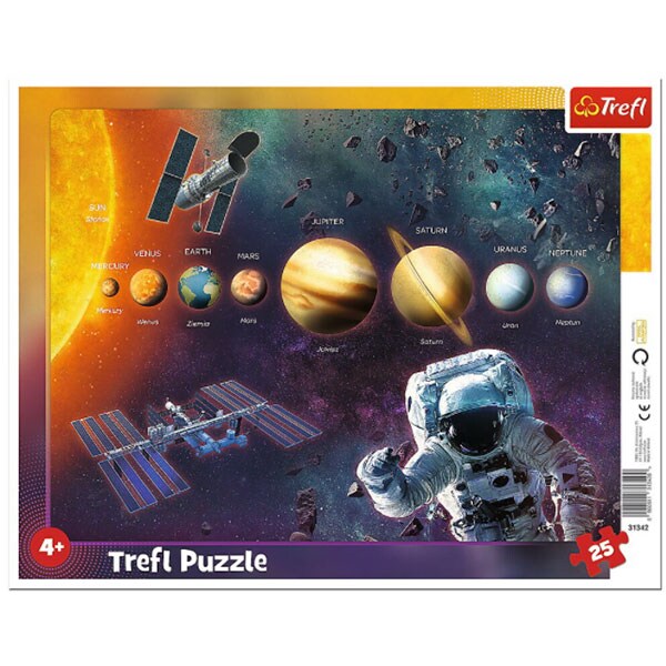 Puzzle TREFL Sistemul Solar 31342, 4 ani+, 25 piese