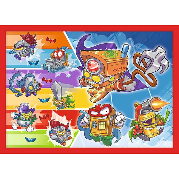 Puzzle 4in1 TREFL Spionii secreti 34376, 4 ani+, 207 piese