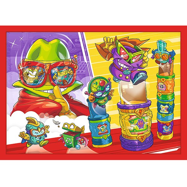 Puzzle 4in1 TREFL Spionii secreti 34376, 4 ani+, 207 piese